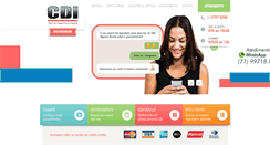 Desktop Screenshot of clinicacdi.com.br